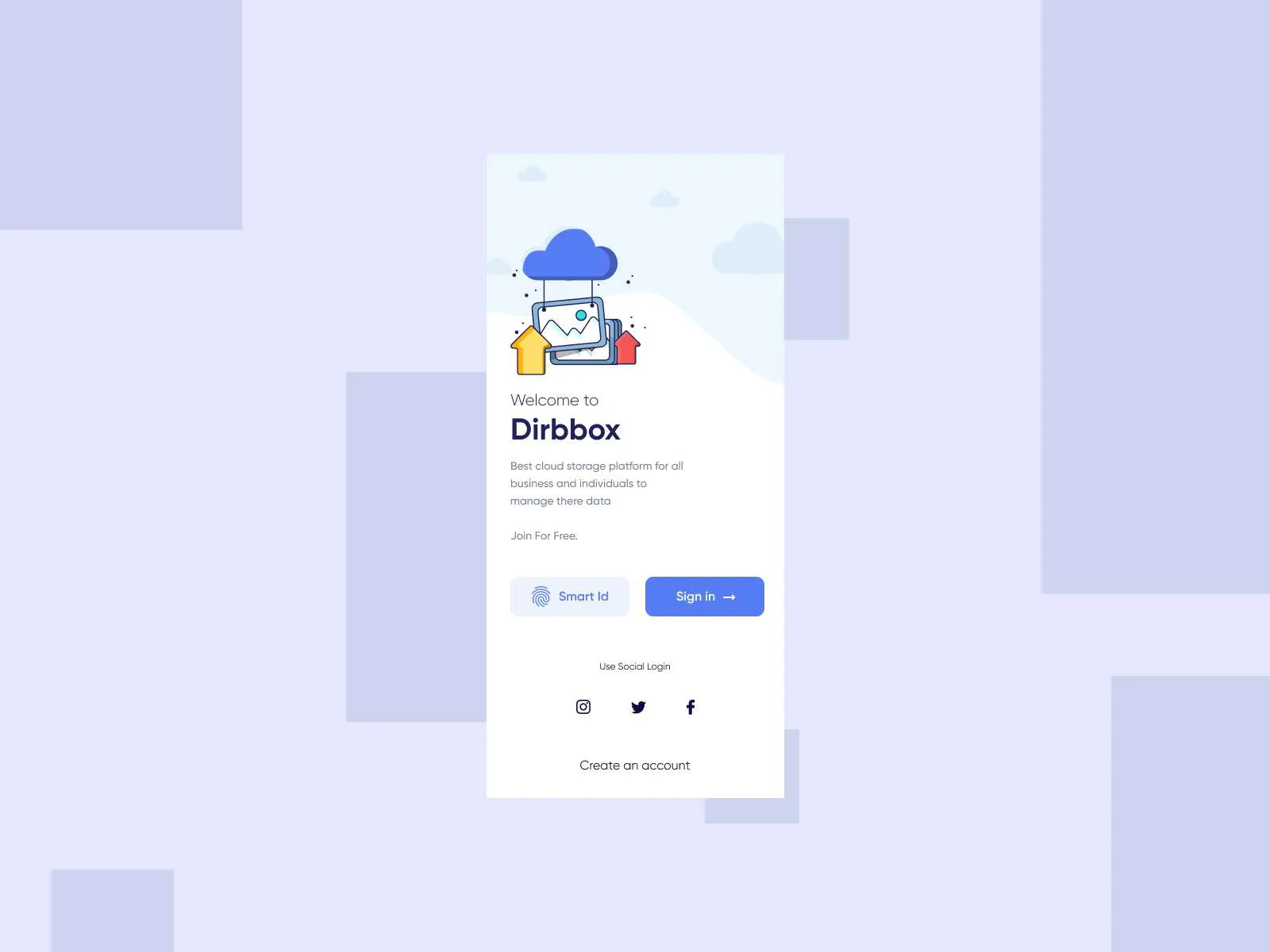Online Cloud Storage for Figma and Adobe XD No 4
