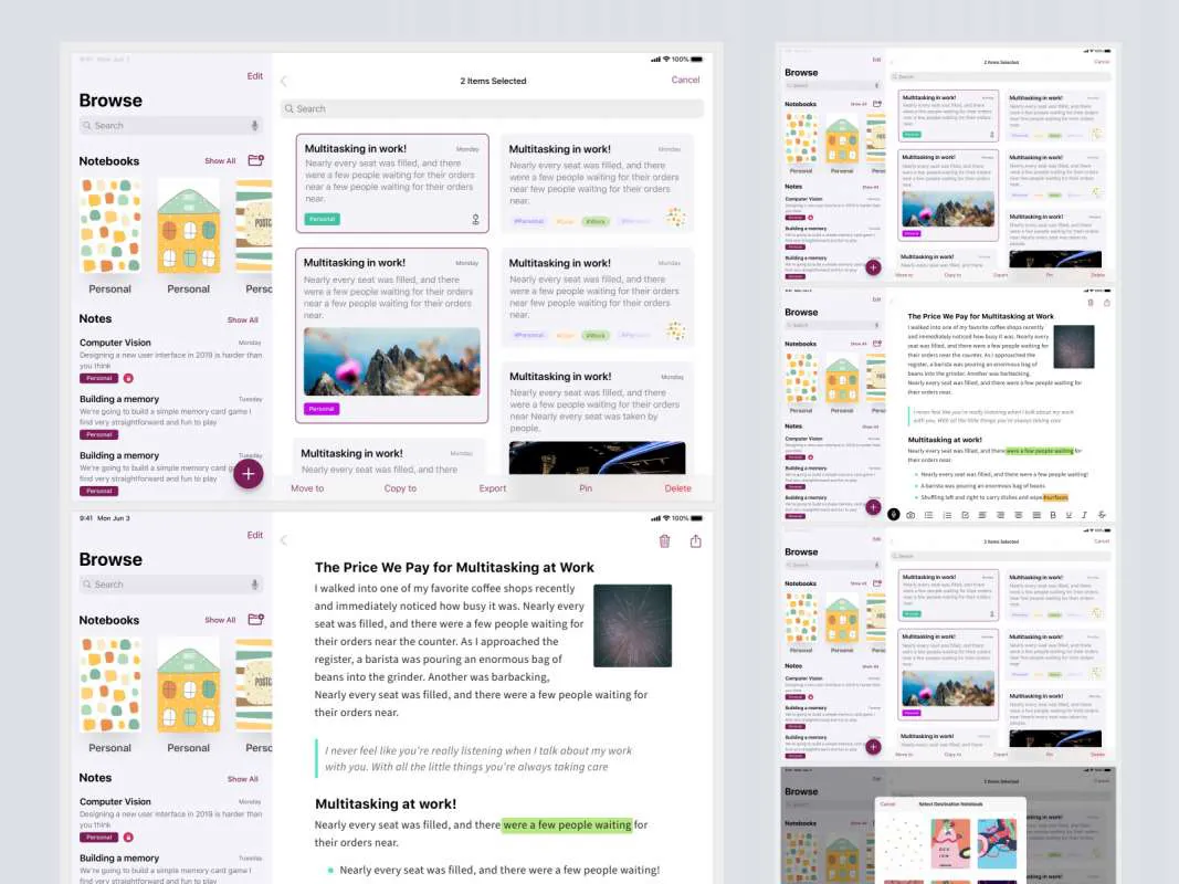 Penman Free App UI Kit for Sketch for Figma and Adobe XD No 1