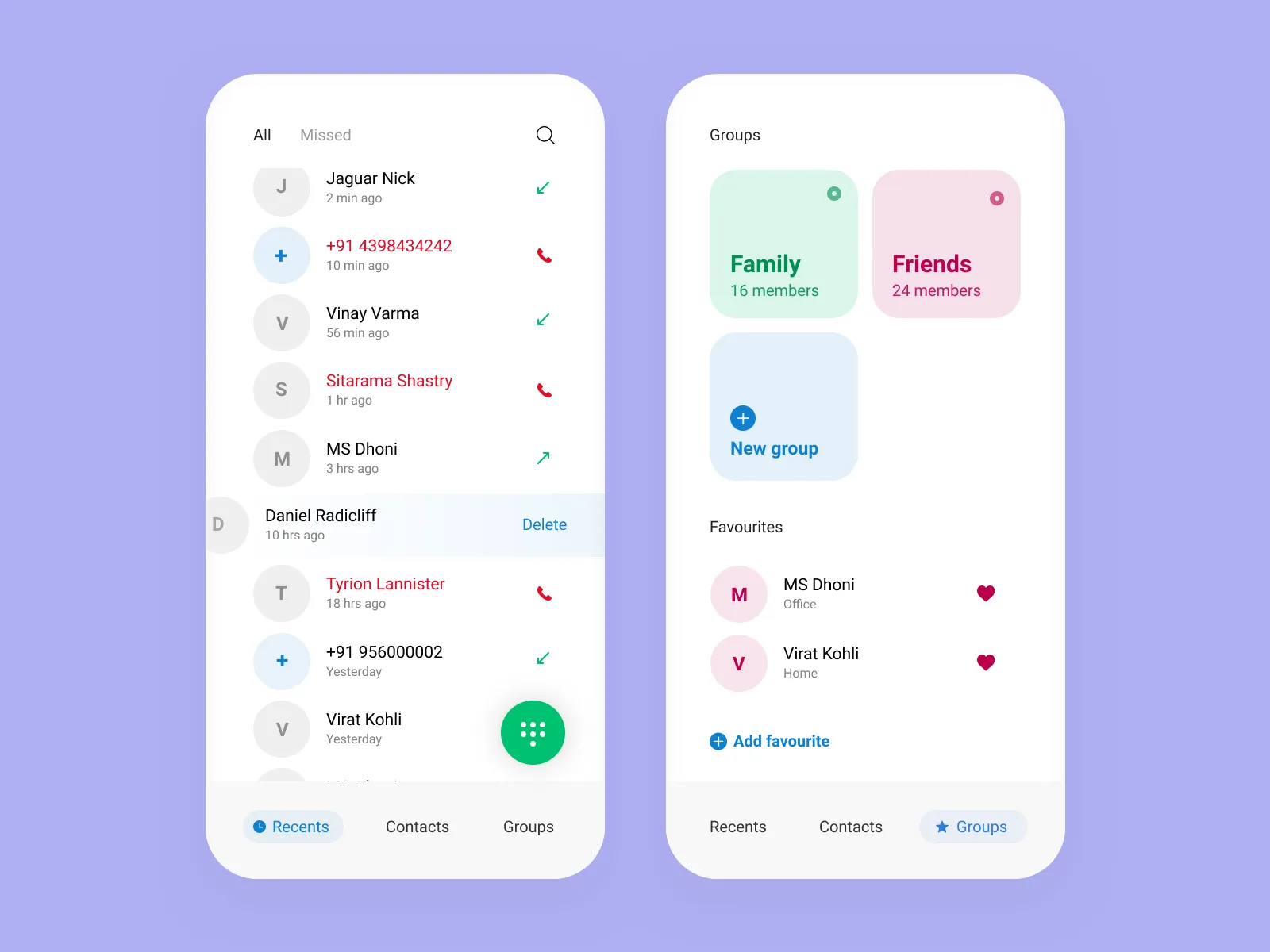 Phone App UI Kit for Figma and Adobe XD No 2