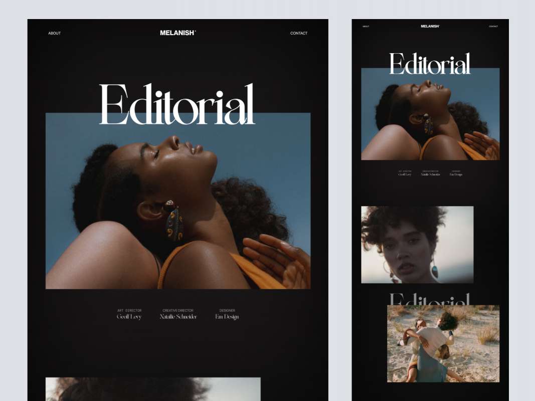 Photographer Free Landing Page for Figma for Figma and Adobe XD No 1