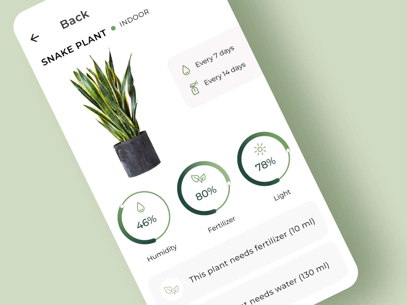 Plants Android App for Figma and Adobe XD No 5