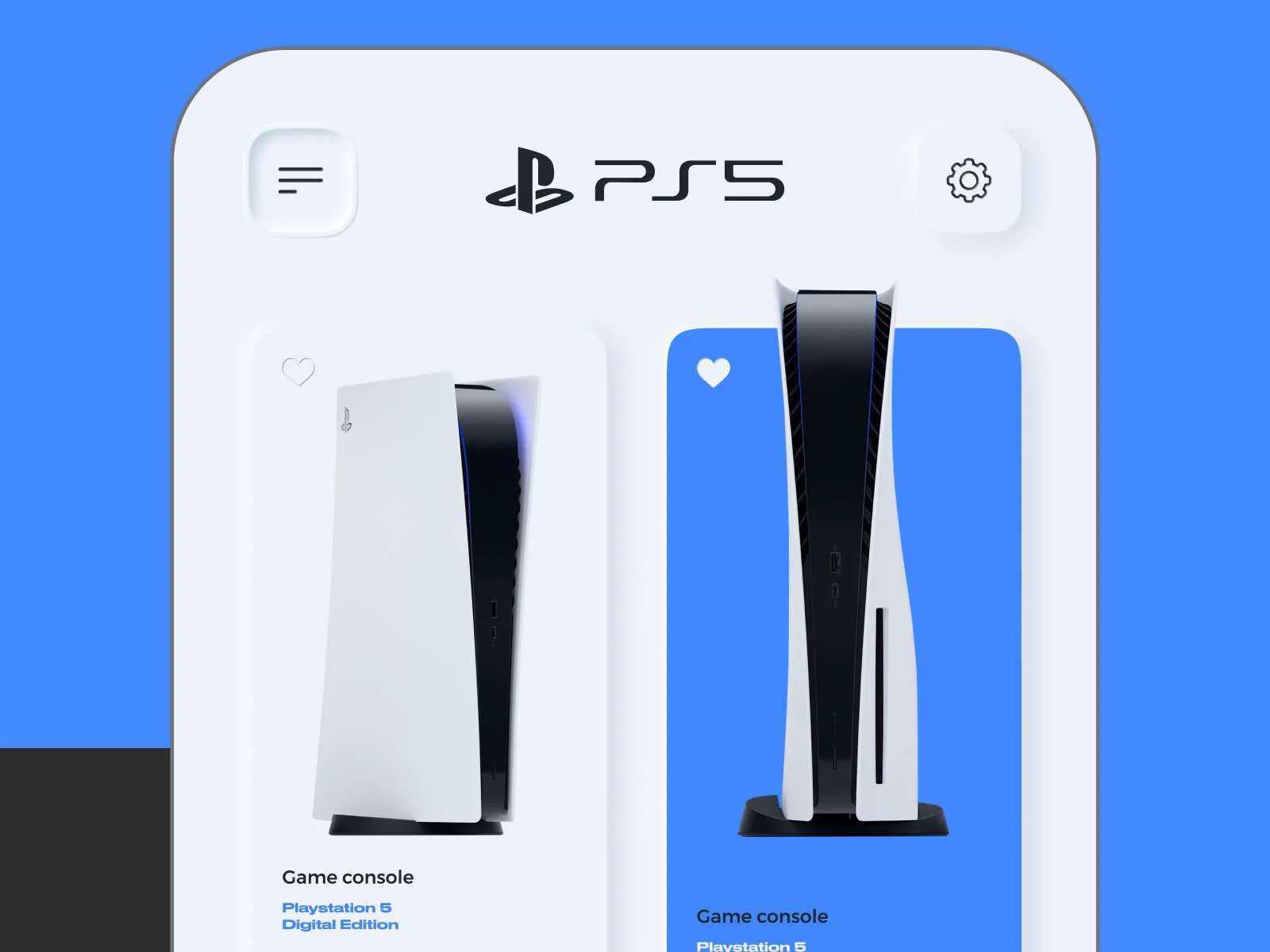 Playstation 5 Store App for Figma and Adobe XD No 4