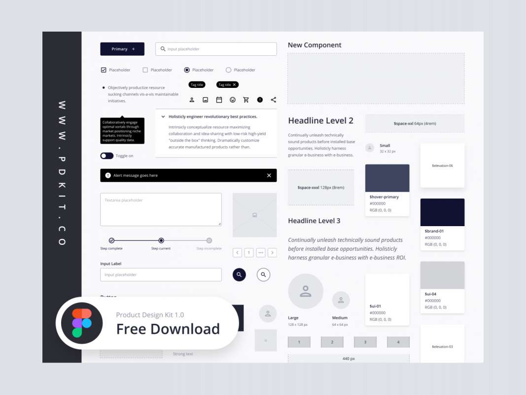 Product Design Kit for Figma for Figma and Adobe XD No 1