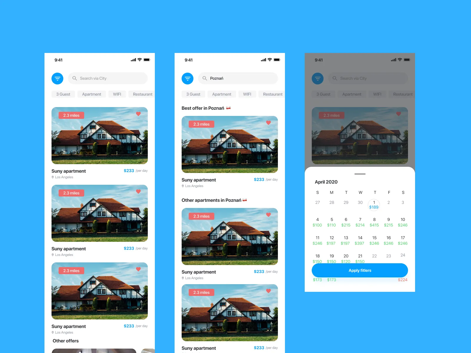 Real Estate UI Kit iOS for Figma and Adobe XD No 4