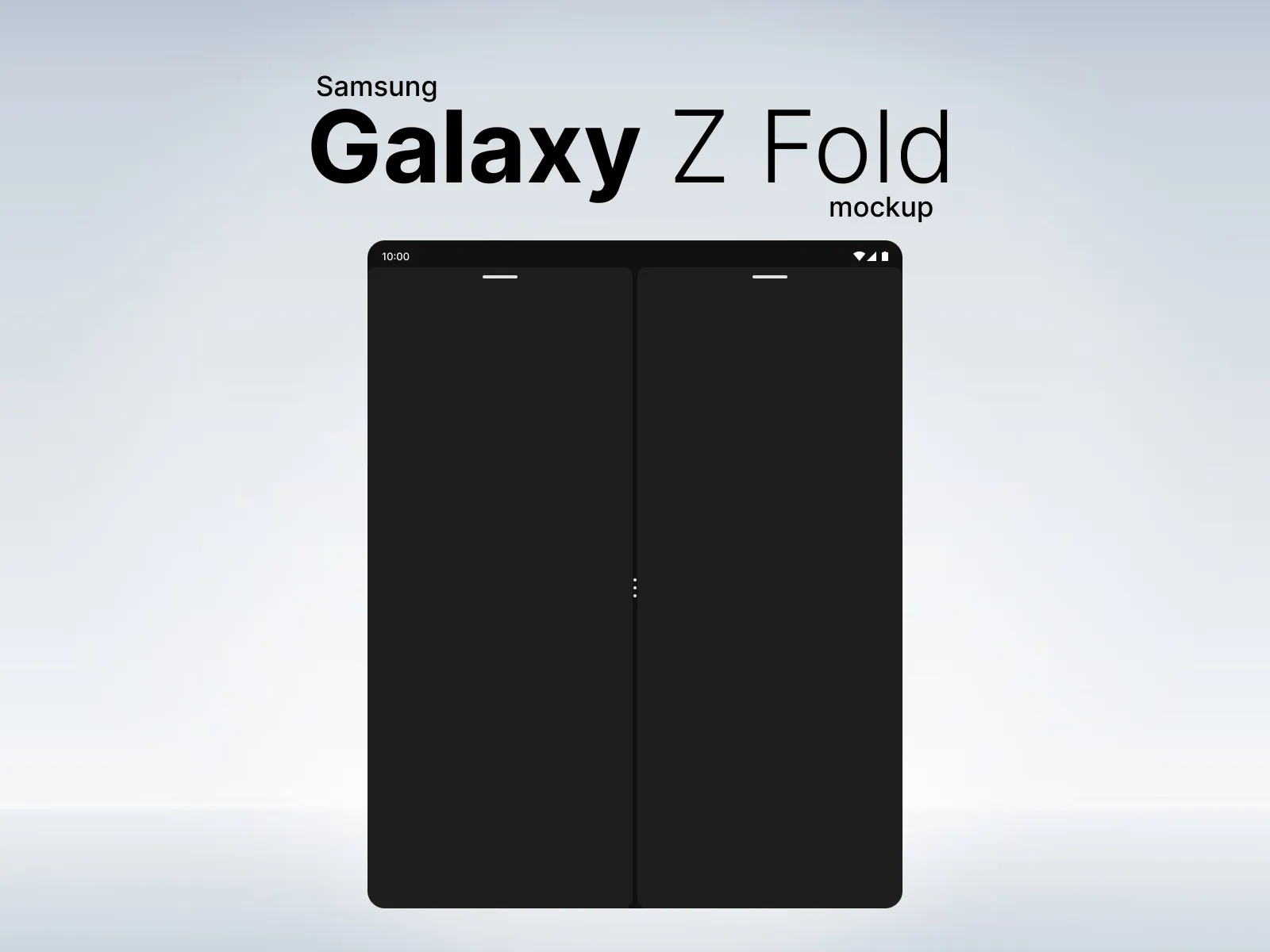 Samsung Galaxy Fold Mockup for Figma and Adobe XD No 4