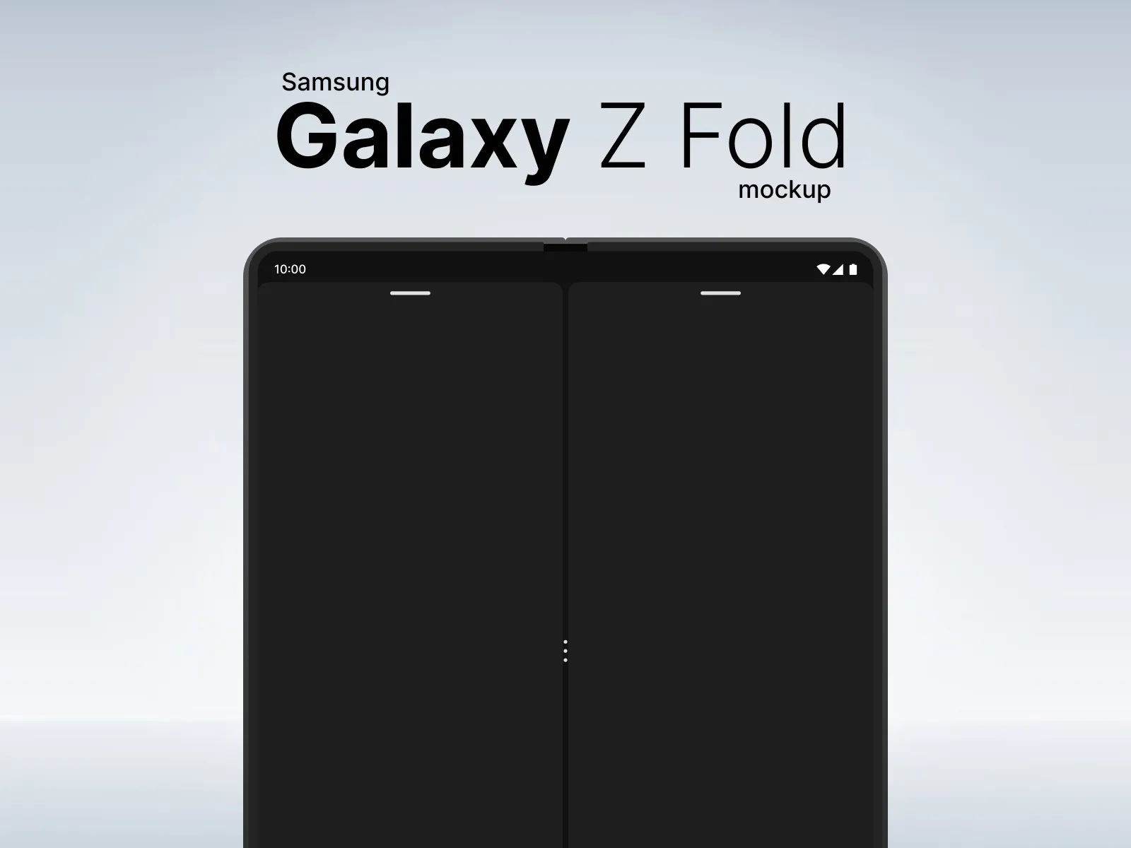 Samsung Galaxy Fold Mockup for Figma and Adobe XD No 4