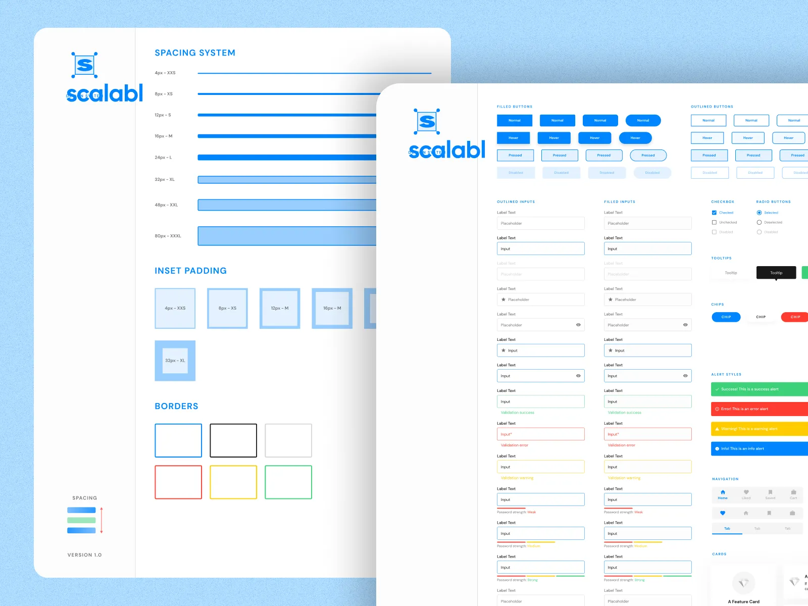Scalabl Design System for Figma and Adobe XD No 2