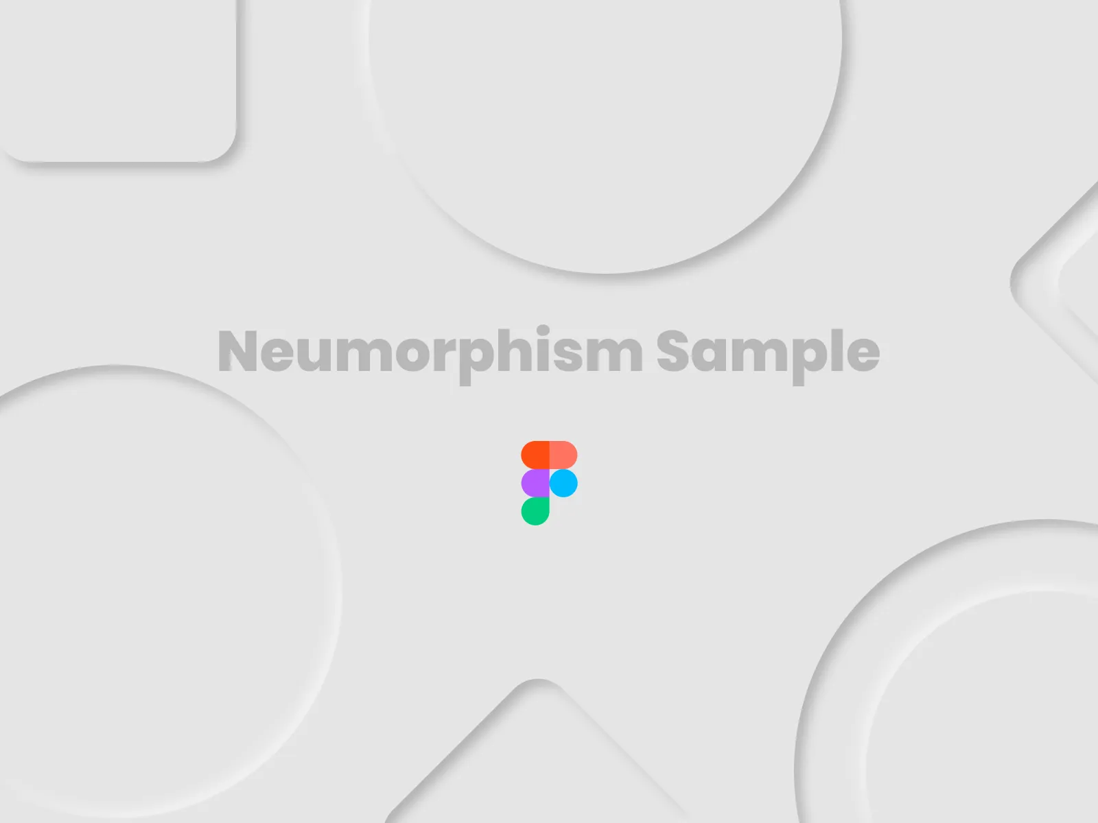 Shadows Sample Neumorphism  - Free template
