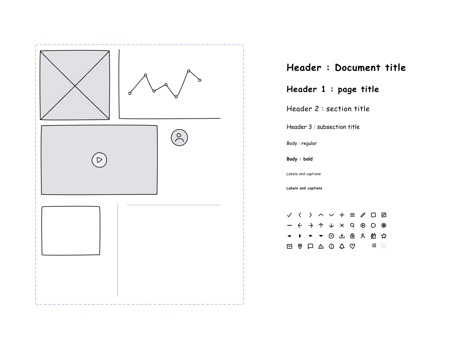 Simple Wireframe Kit for Figma and Adobe XD No 5