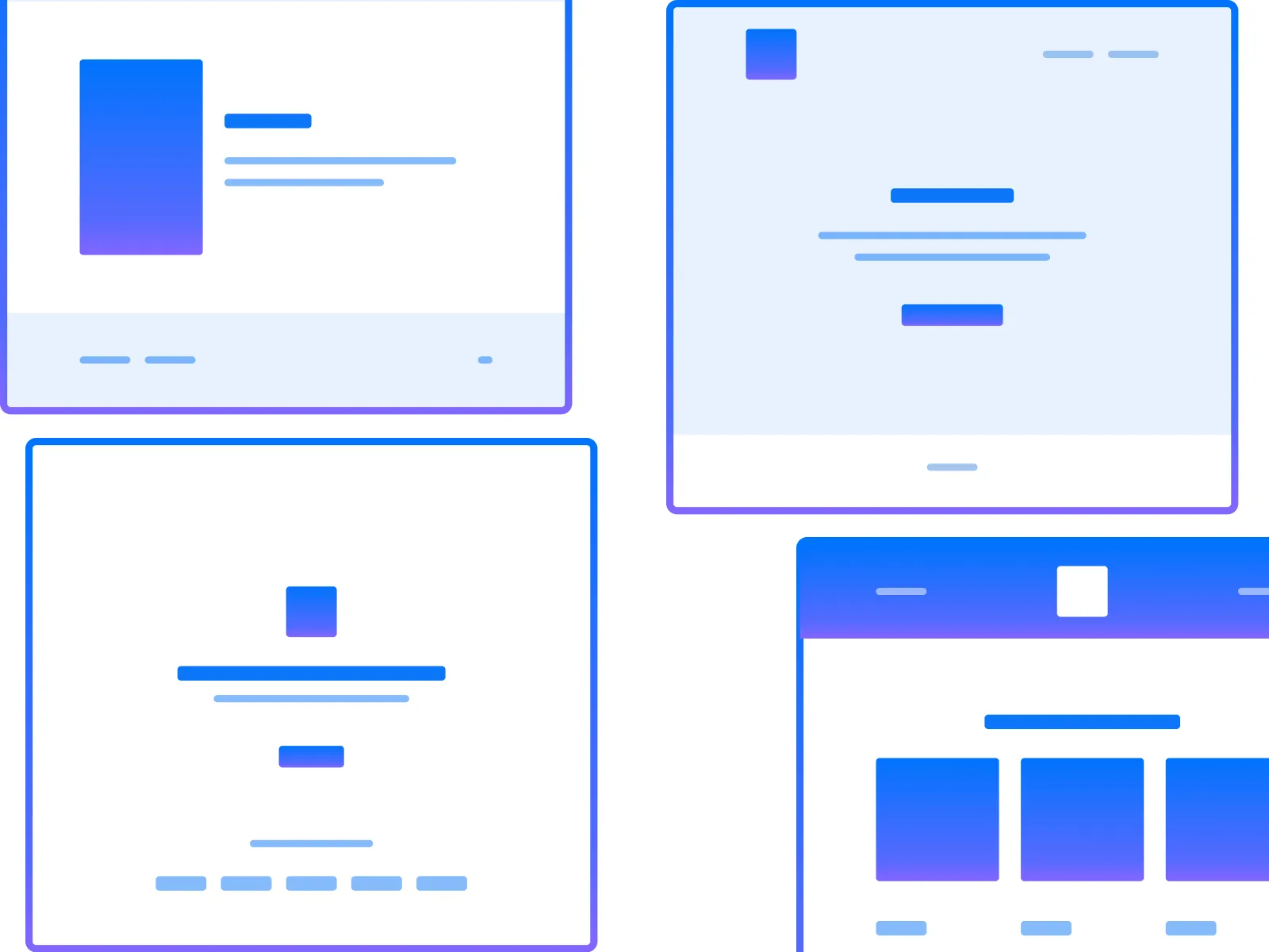 Simplified Wireframes for Figma and Adobe XD No 4