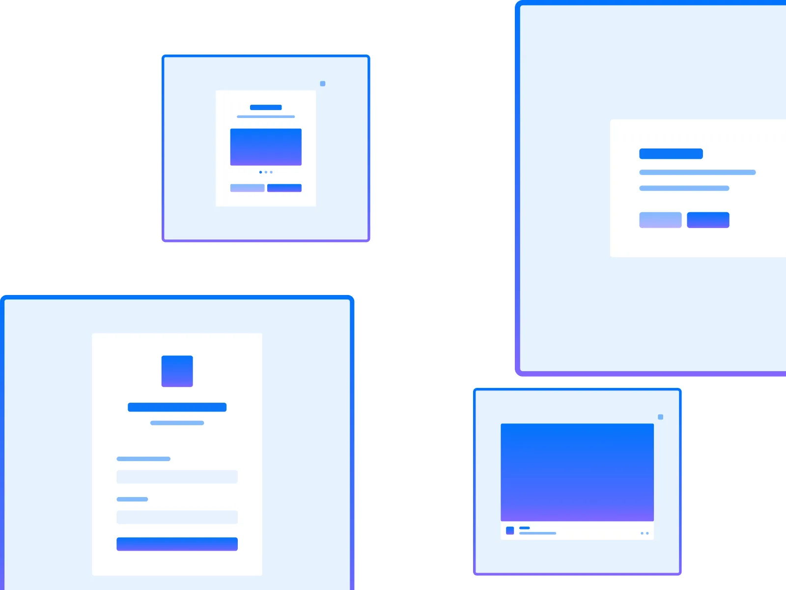 Simplified Wireframes for Figma and Adobe XD No 5
