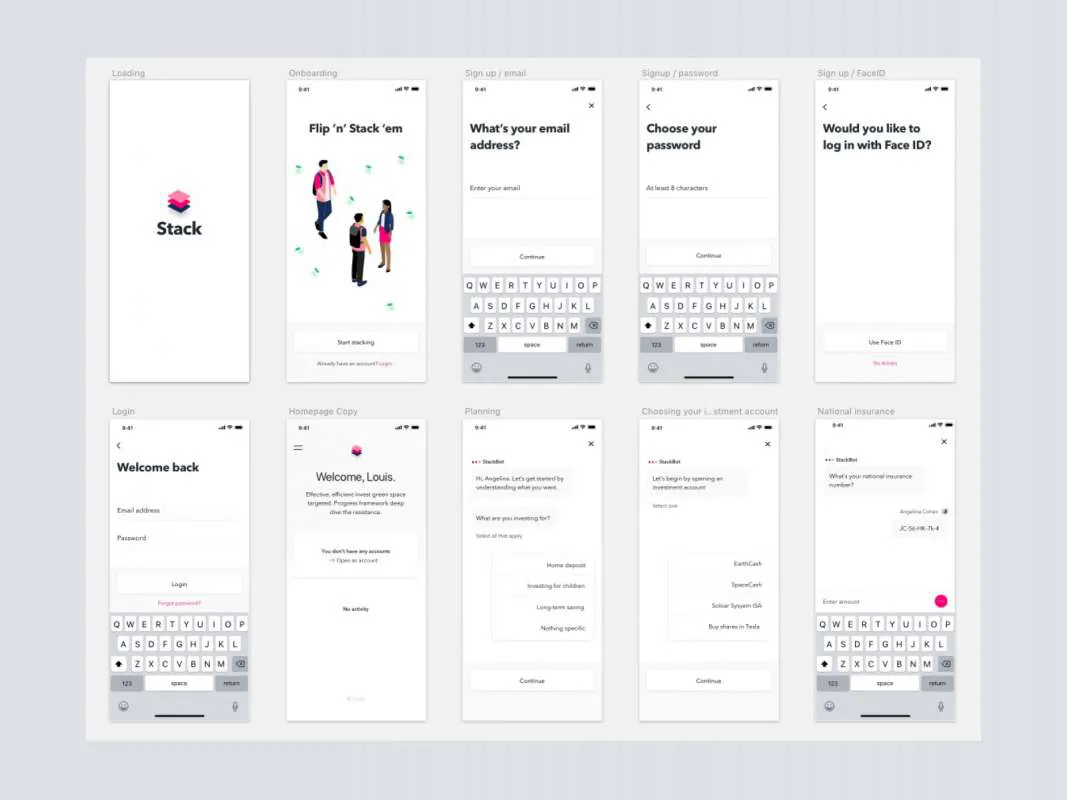 Stack UI Kit for Figma and Adobe XD