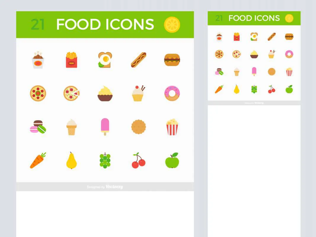 Tasty Food Free Icon Pack for Figma and Adobe XD