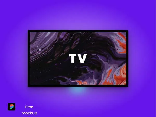 TV Mockup for Figma and Adobe XD