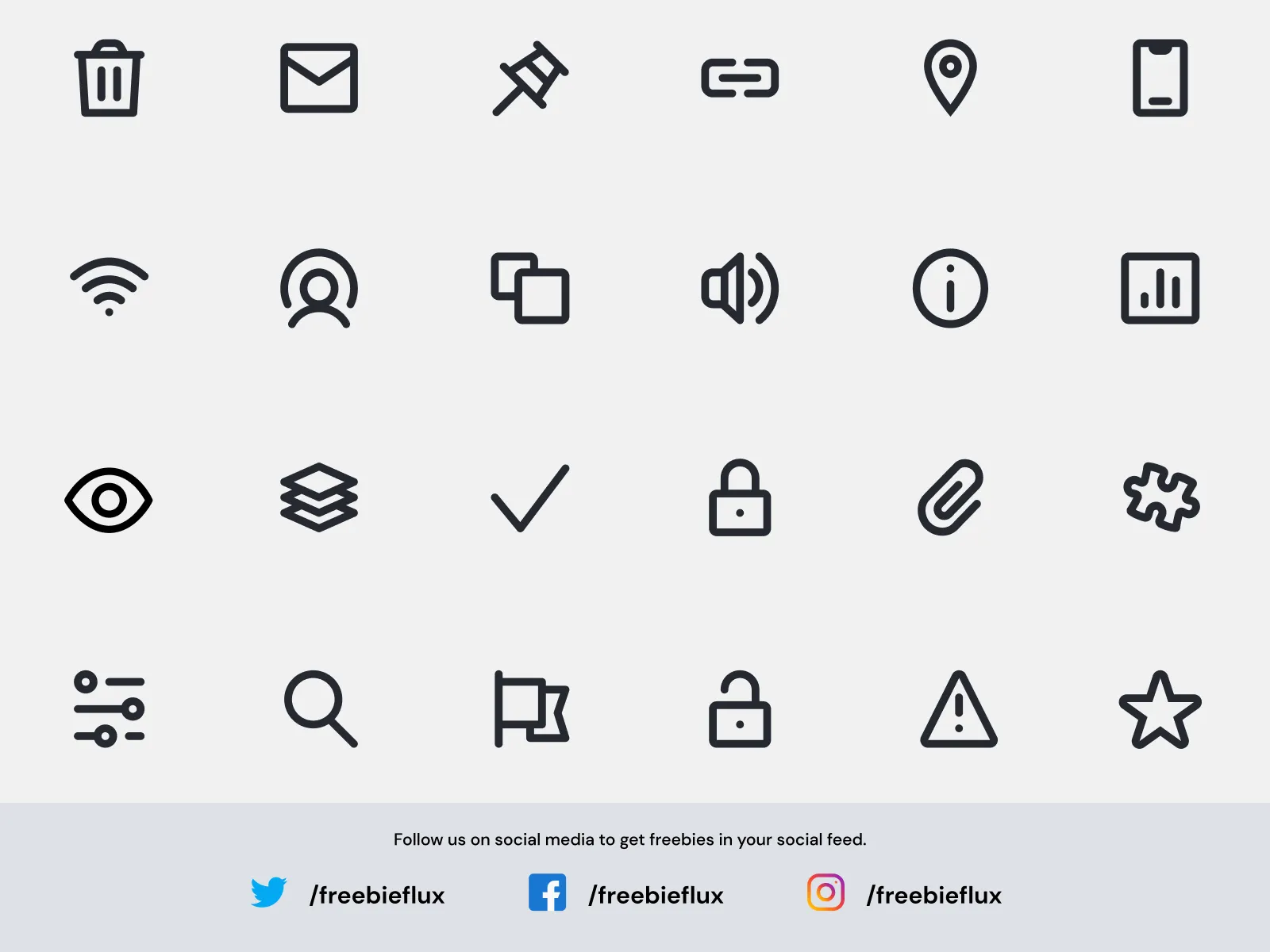 UI Primitive Icons for Figma and Adobe XD No 4