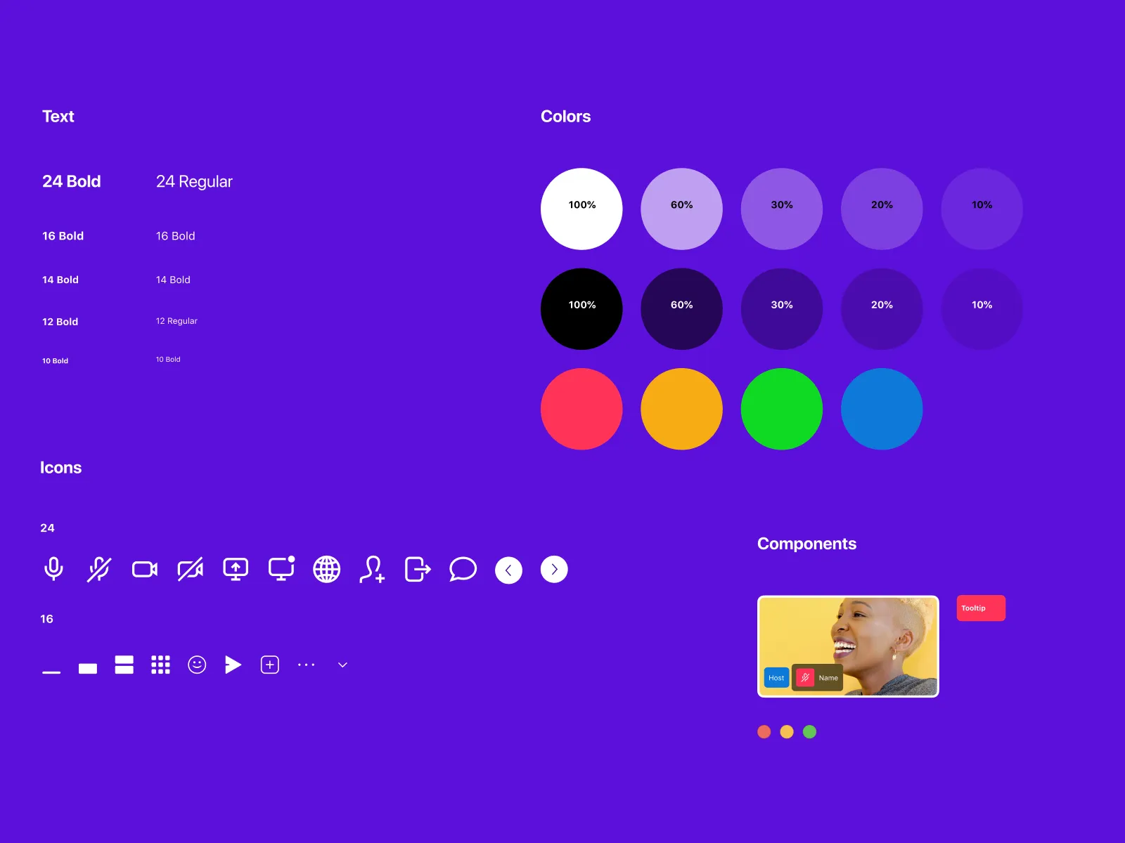 Video Conferencing App (for MacOS) for Figma and Adobe XD No 2