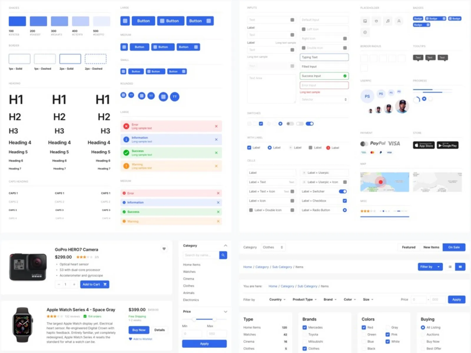 E-commerce UI Kit for Figma and Adobe XD No 1