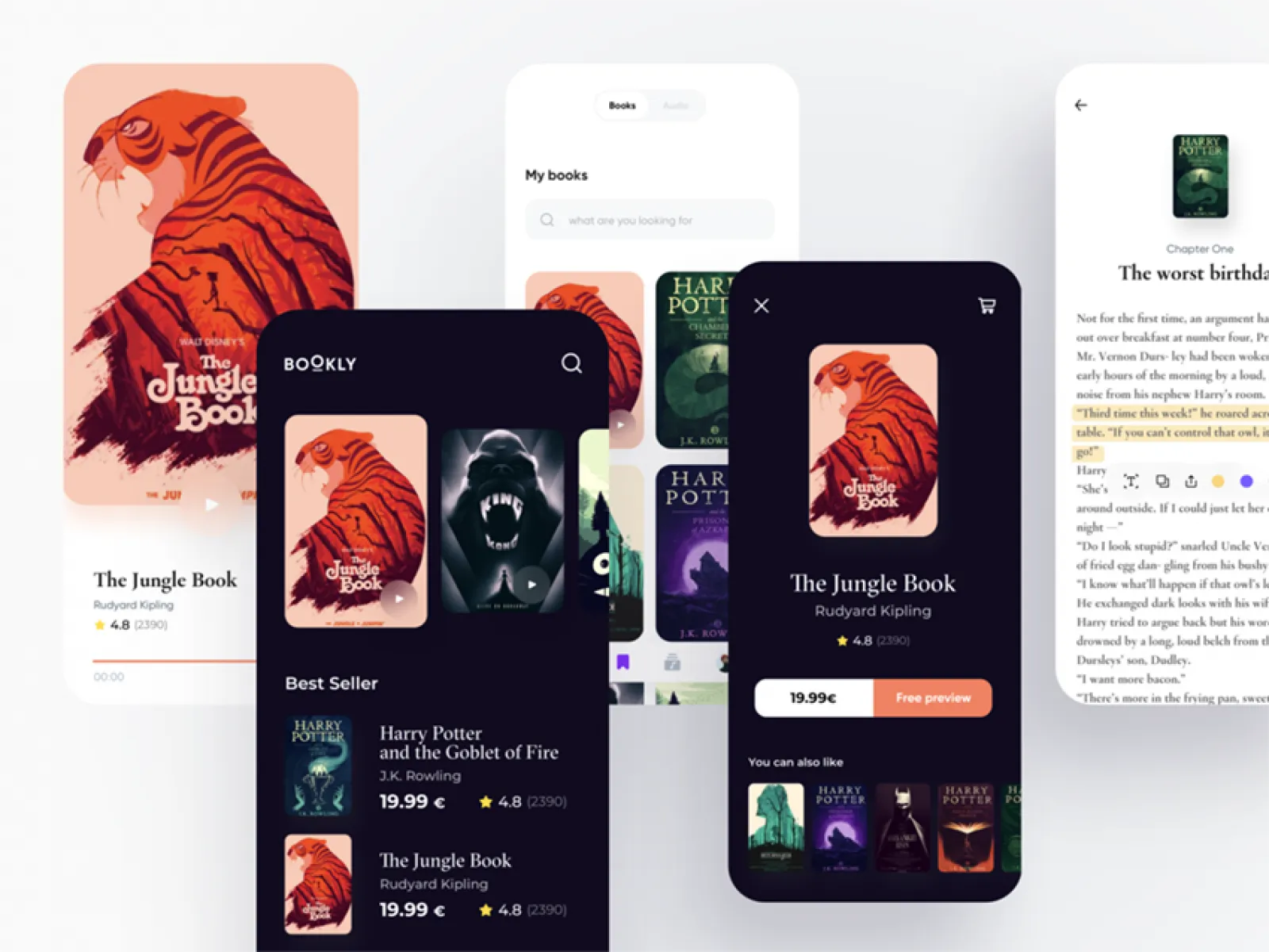 eBook Reader for Figma and Adobe XD No 1