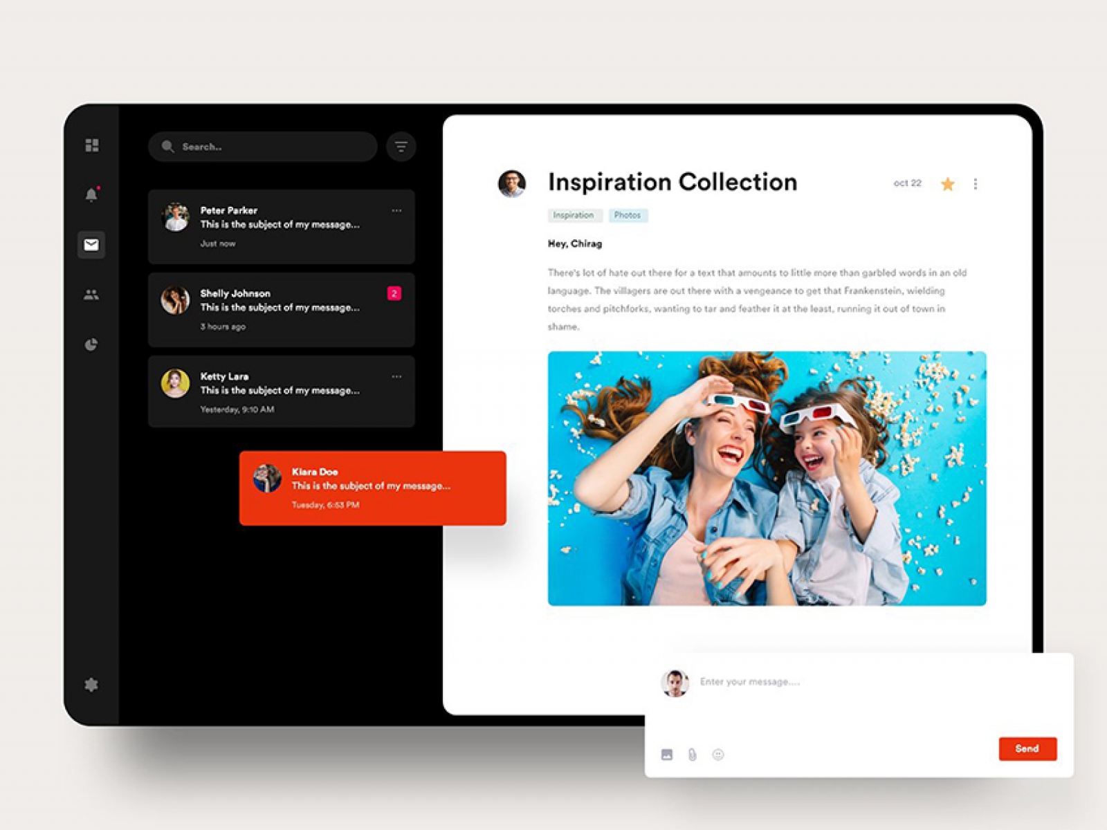 Email Web Template Design for Figma and Adobe XD