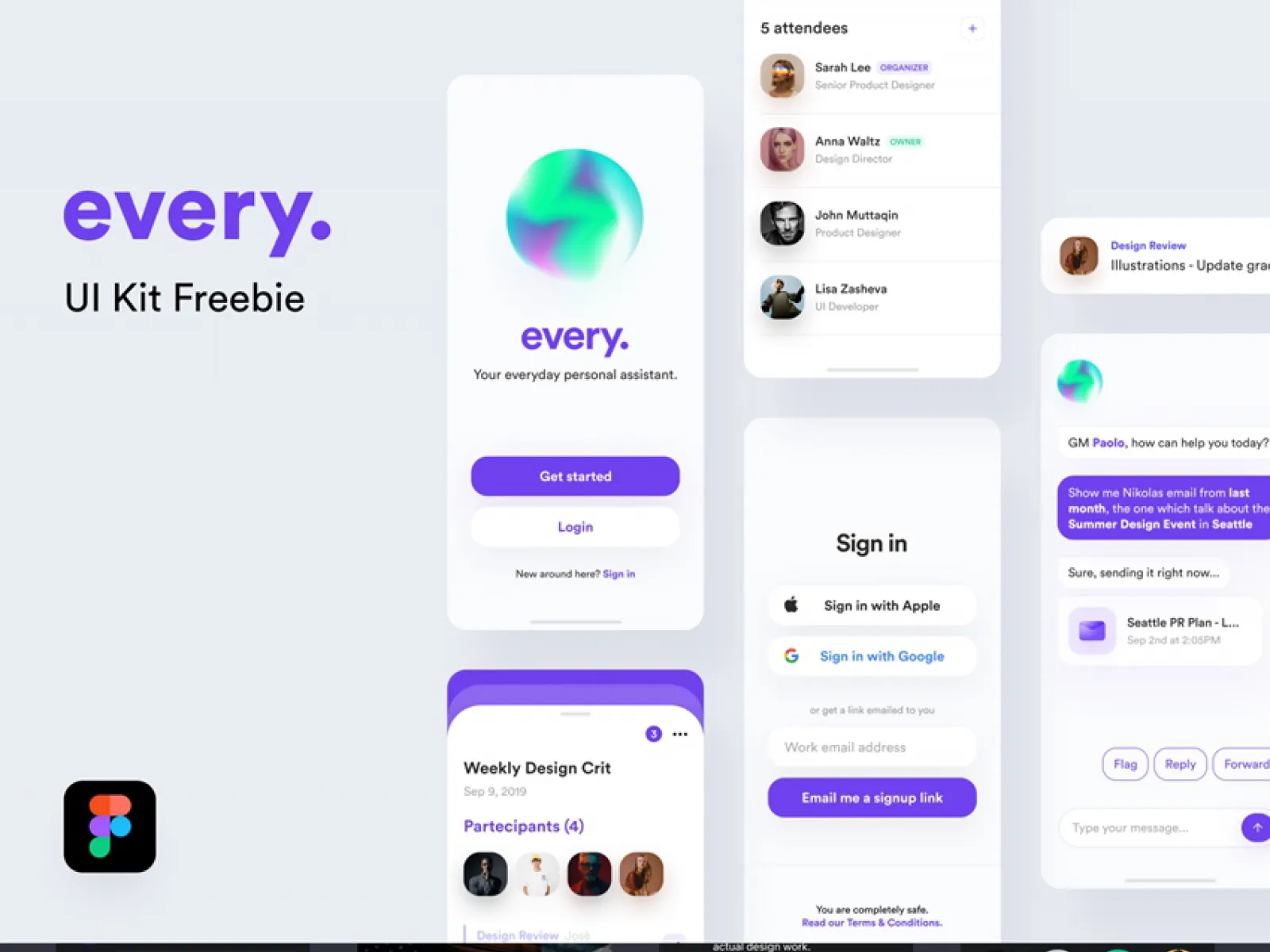 every. Social UI Kit for Figma and Adobe XD