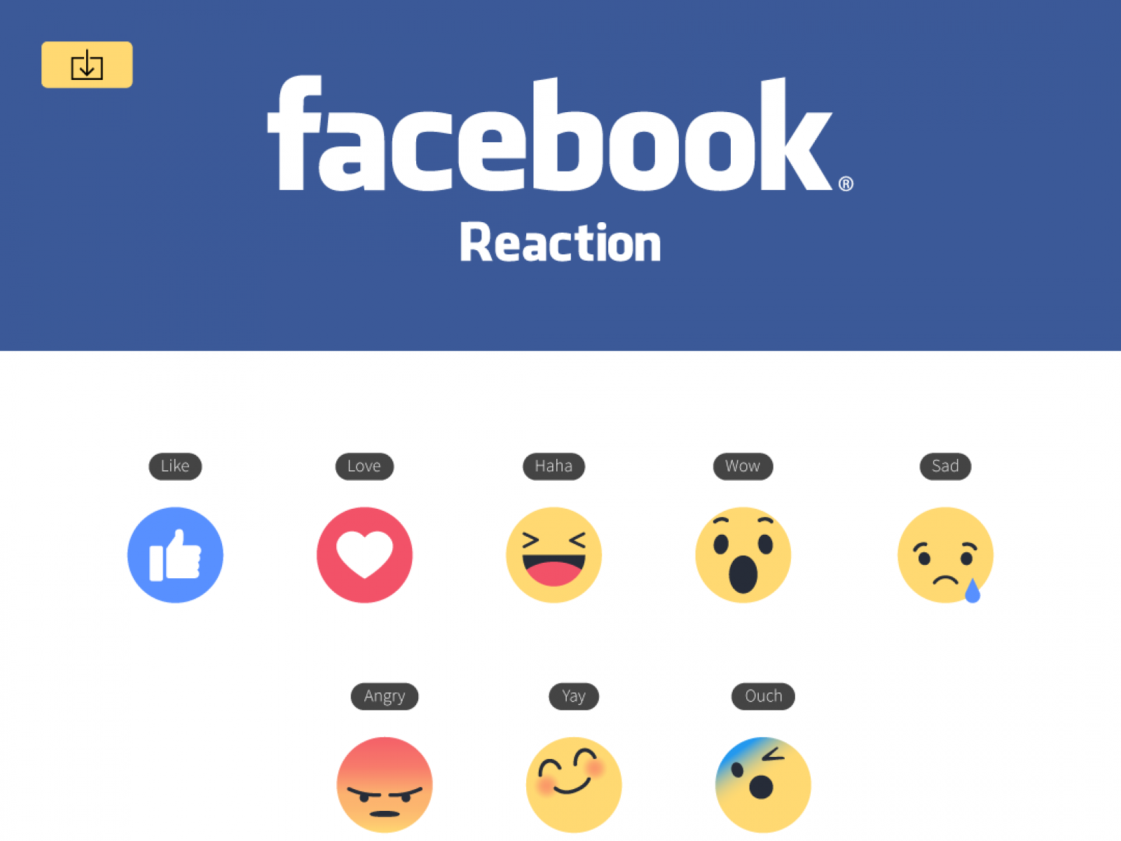 Facebook Emoji Reactions for Figma and Adobe XD