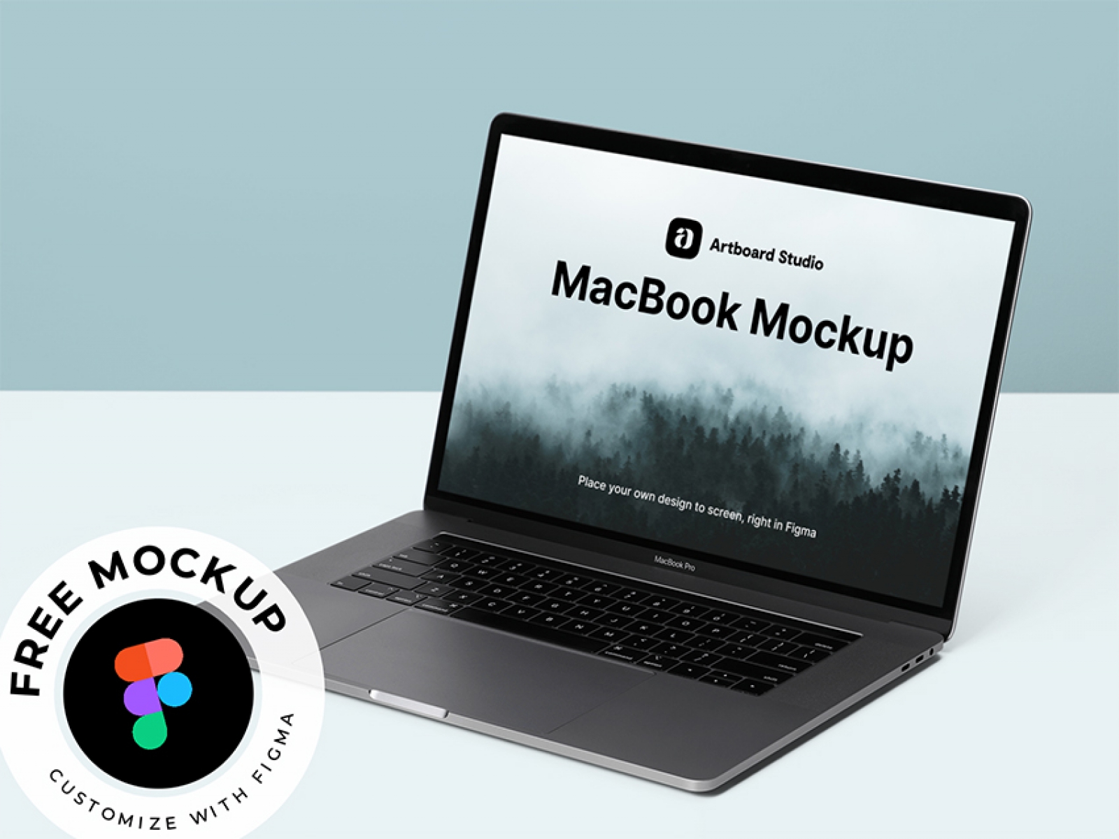 Figma MacBook Mockup for Figma and Adobe XD No 1