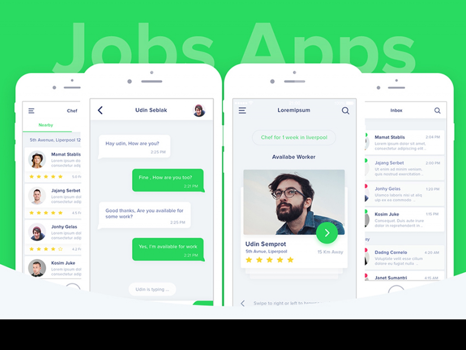 Find A Job App UI for Figma and Adobe XD No 1