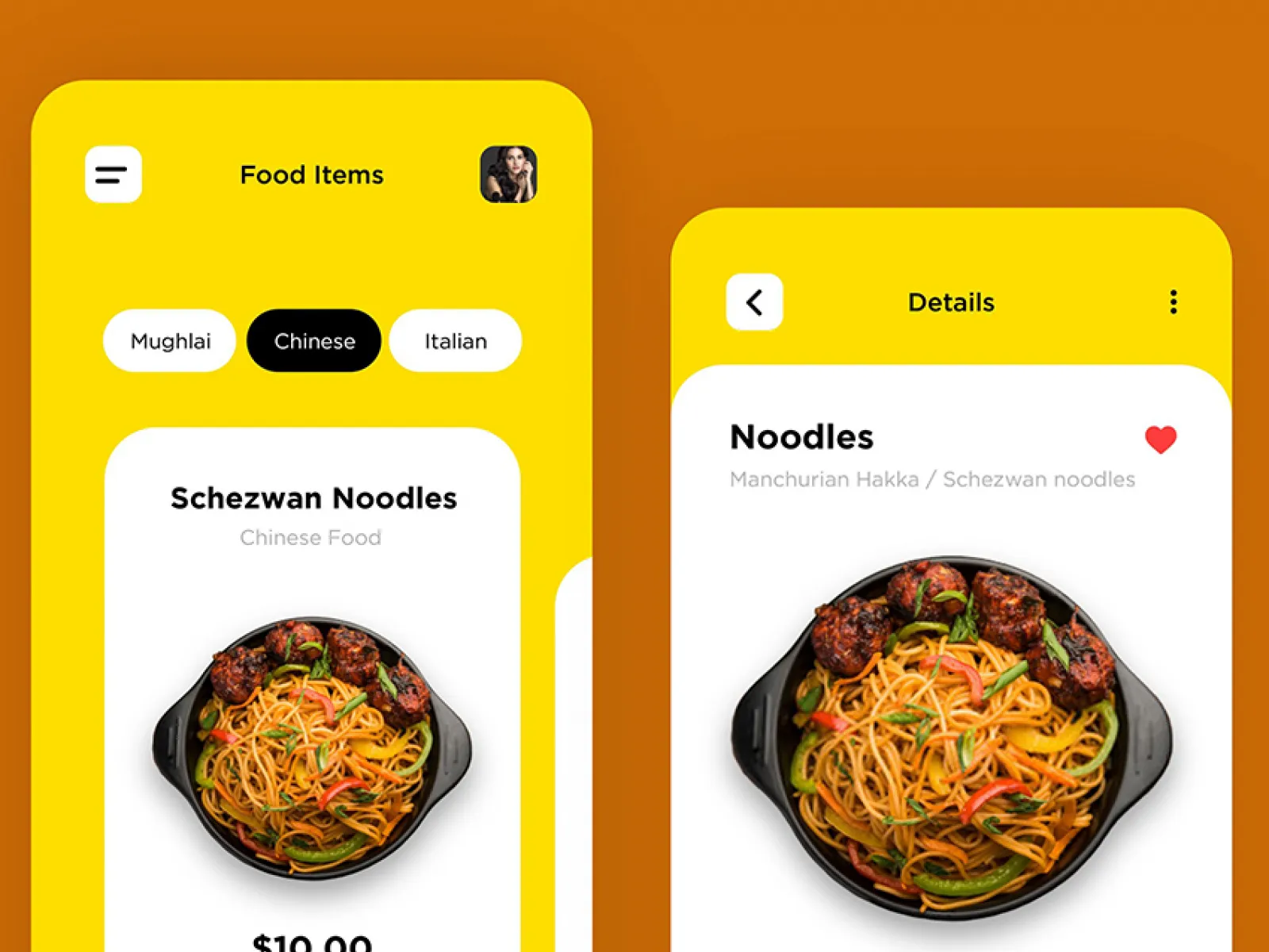 Food mobile App UI design for Figma and Adobe XD No 1