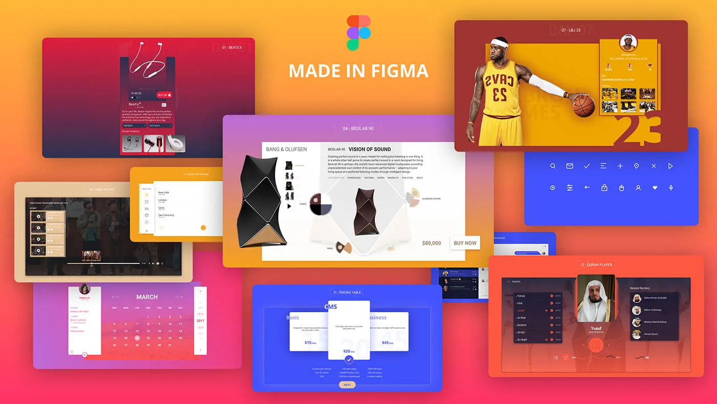 31 Challenger UI Kit for Figma and Adobe XD
