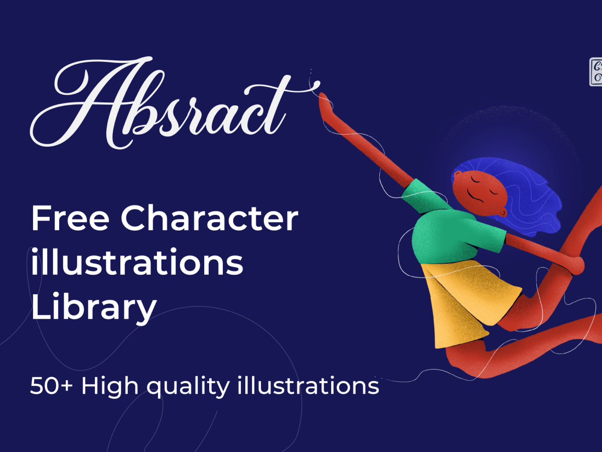 Abstract Illustration Library for Figma and Adobe XD No 1