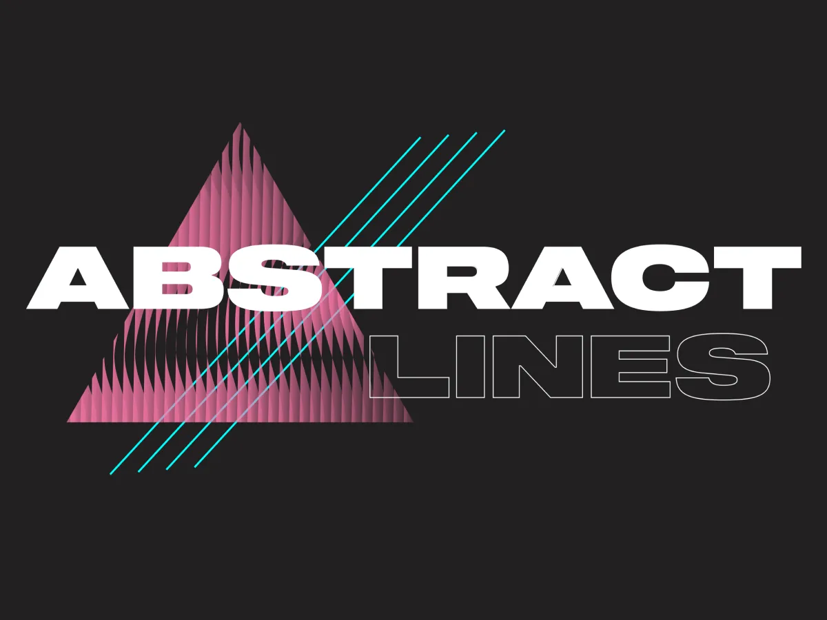 Abstract Lines Pack for Figma and Adobe XD No 1