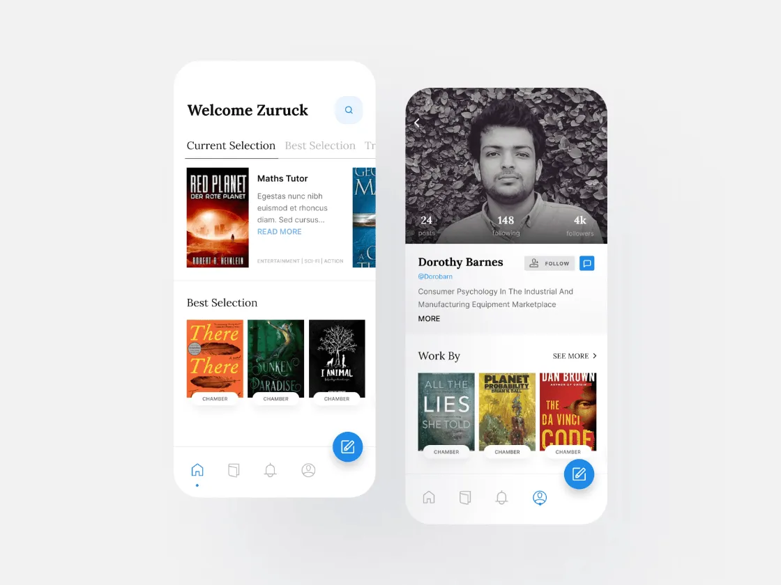 Audio Book iOS for Figma and Adobe XD