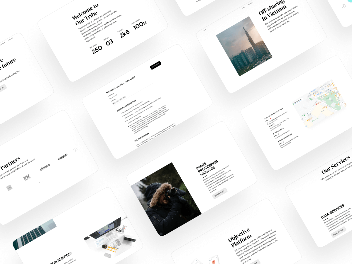 Corporate Template UI Kit for Figma and Adobe XD
