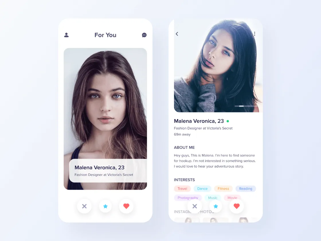 Dating App for Figma and Adobe XD
