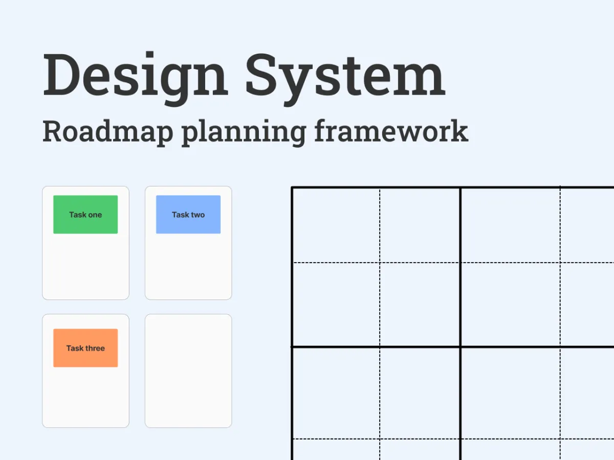 Design System Roadmap Planning – FigJam for Figma and Adobe XD No 1