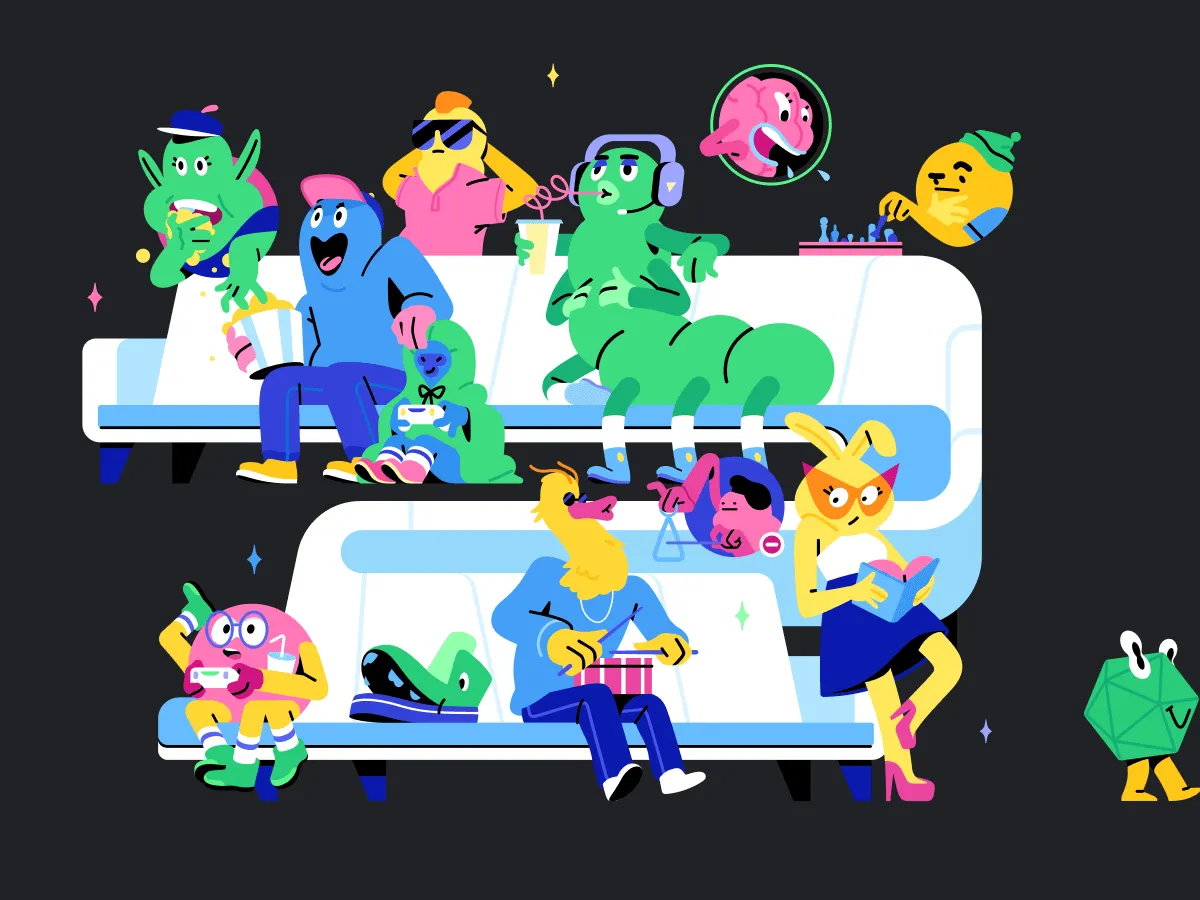 Discord New Illustrations for Figma and Adobe XD No 1