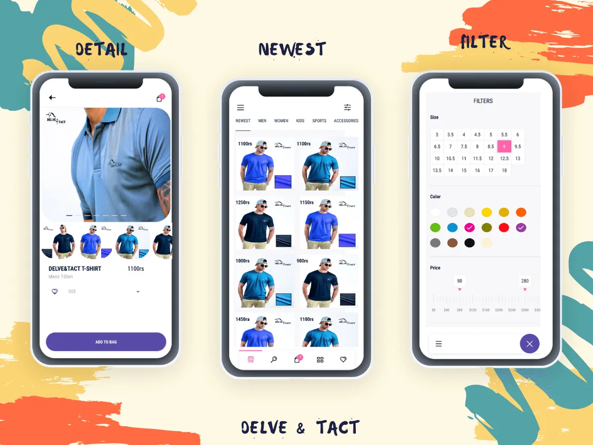 E-Commerce UI Kit freebie for Figma and Adobe XD