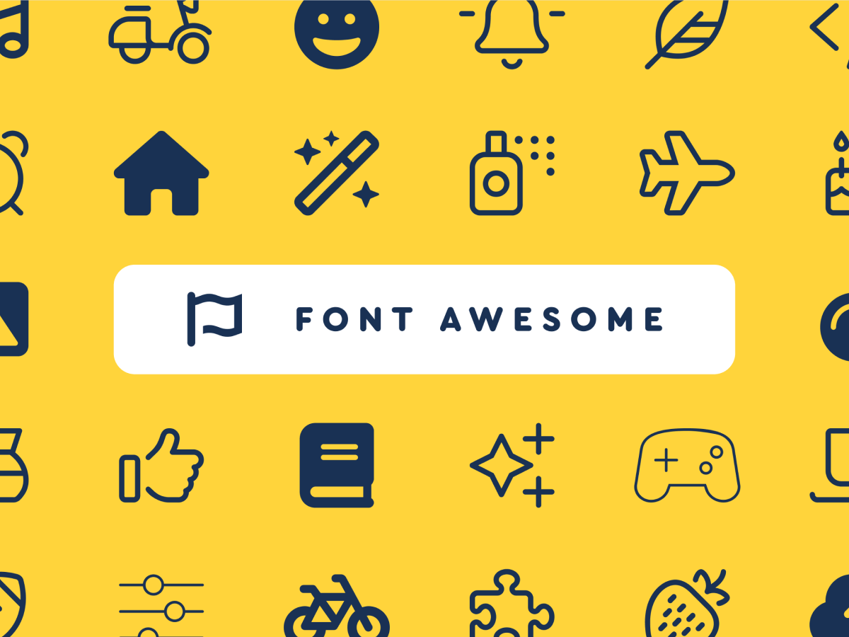 Font Awesome Icon Component for Figma and Adobe XD