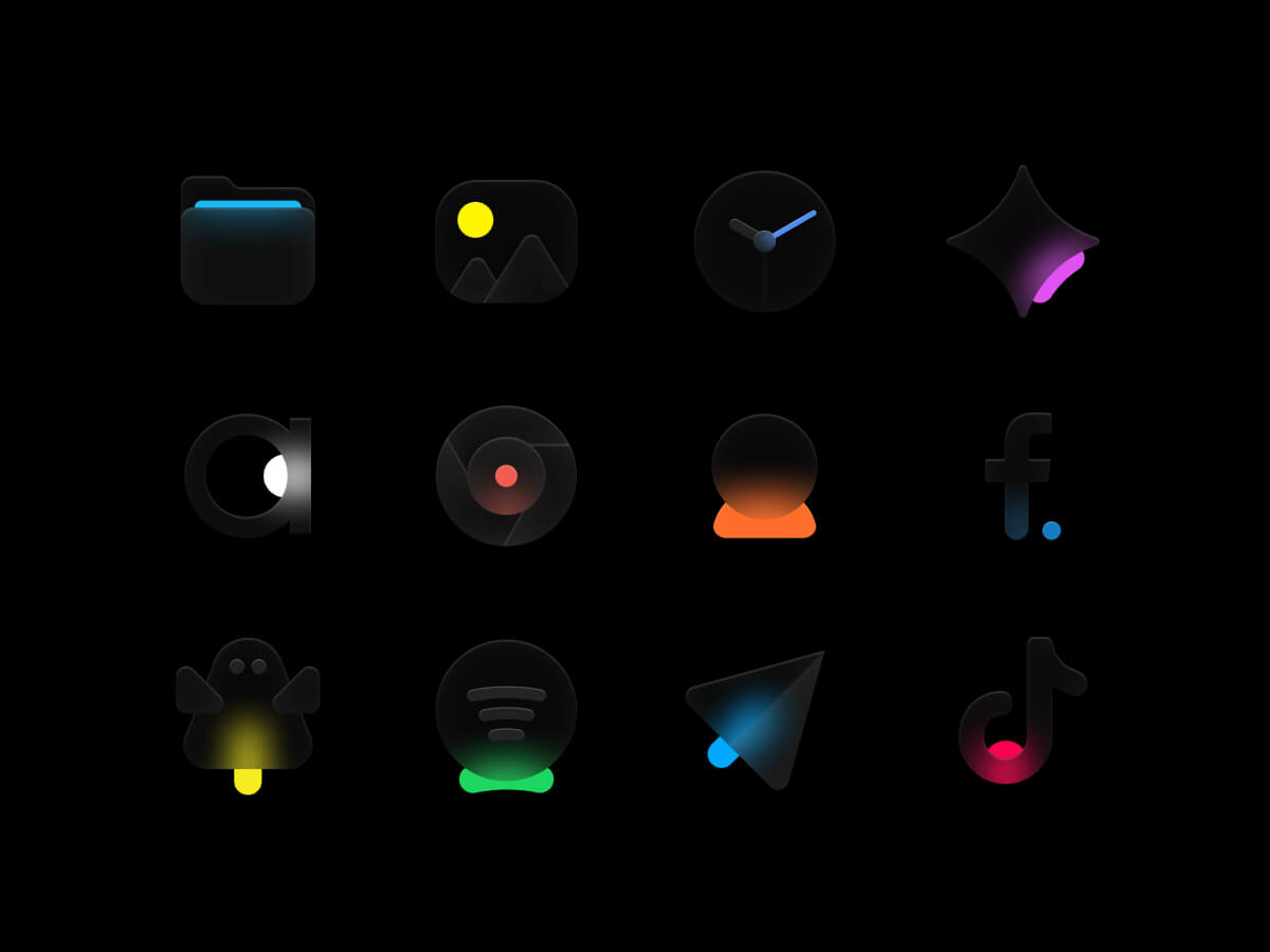 Glossy Icons for iOS14 for Figma and Adobe XD No 1