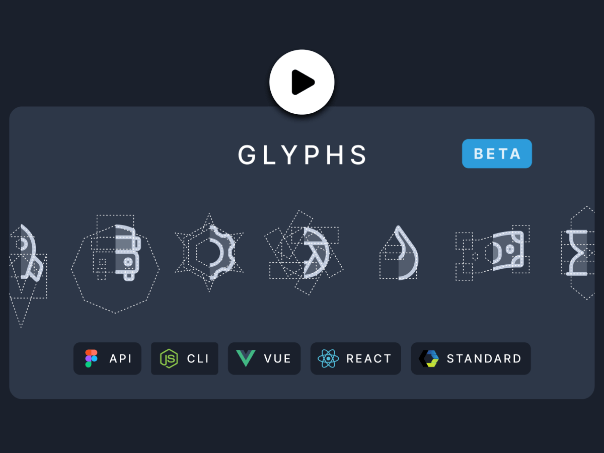 Glyphs Pack for Figma and Adobe XD No 1