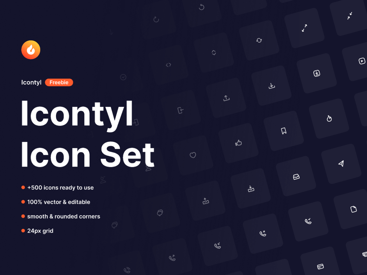 Icontyl � 500+ Icons Pack for Figma and Adobe XD No 1