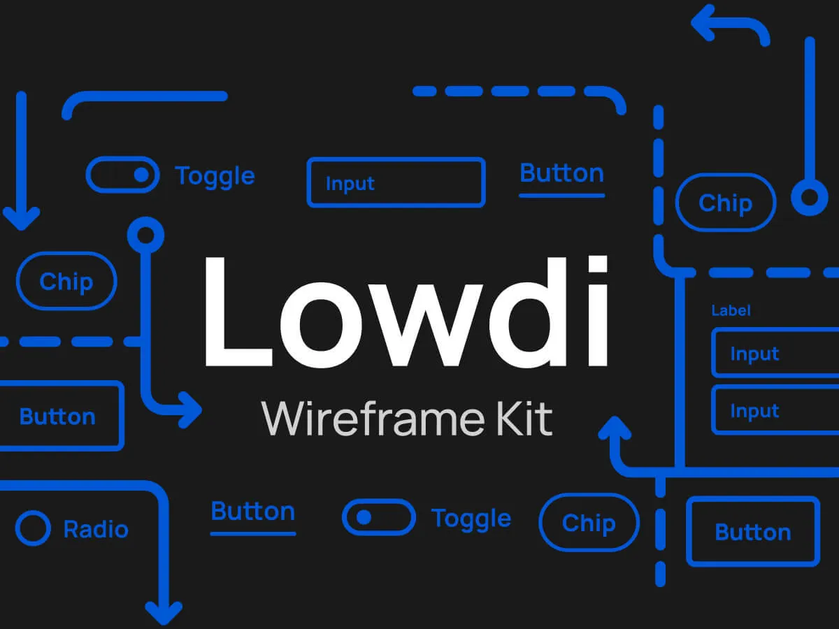 Lowdi � Wireframe Kit for Figma and Adobe XD No 1