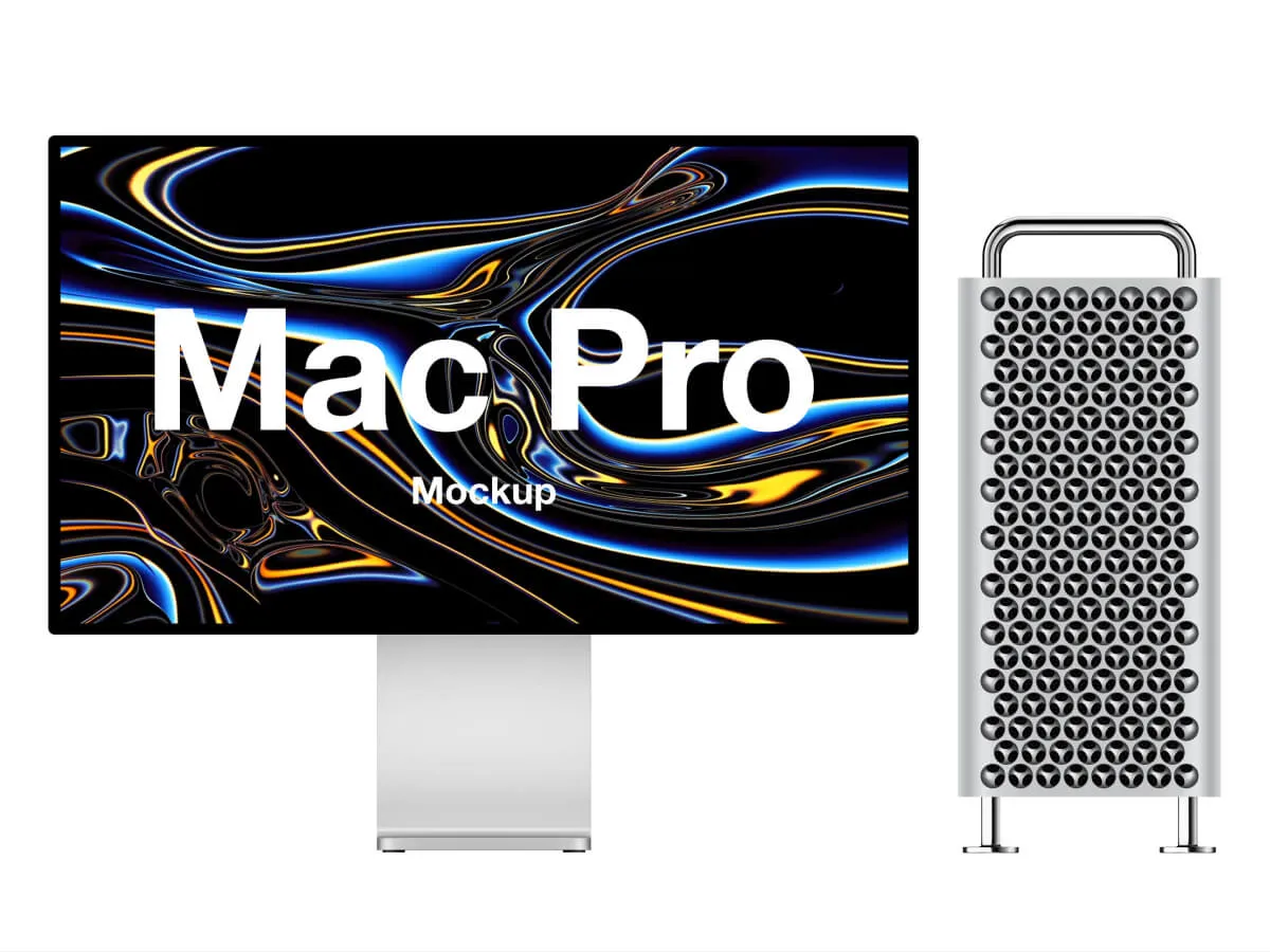 Mac Pro Mockup for Figma and Adobe XD