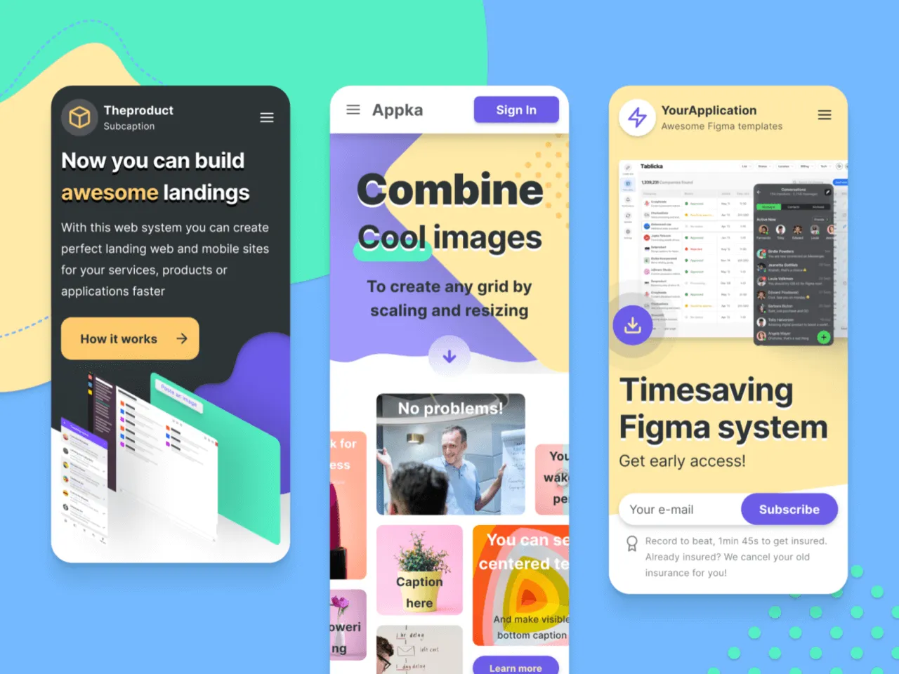 Mobile Web Design for Figma and Adobe XD