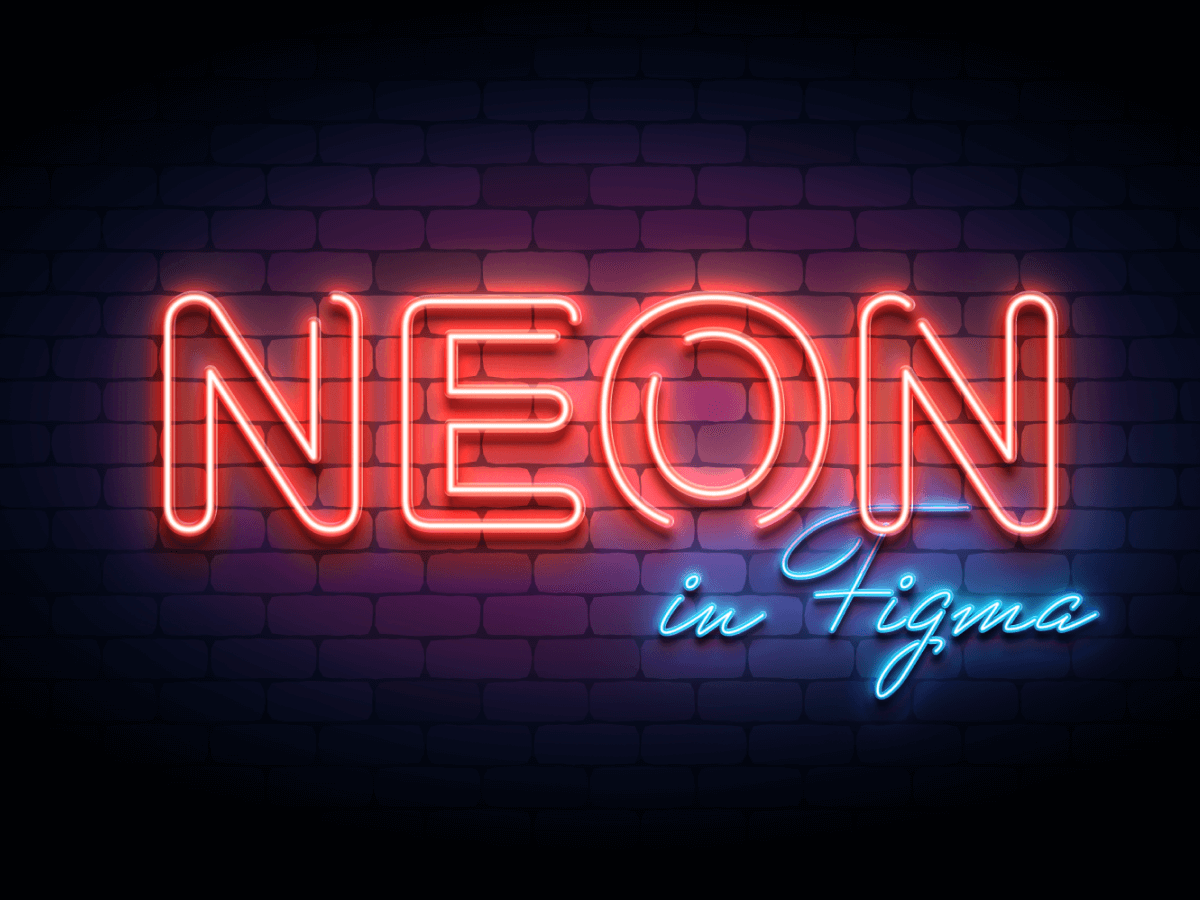 Neon Effect for Figma and Adobe XD No 1
