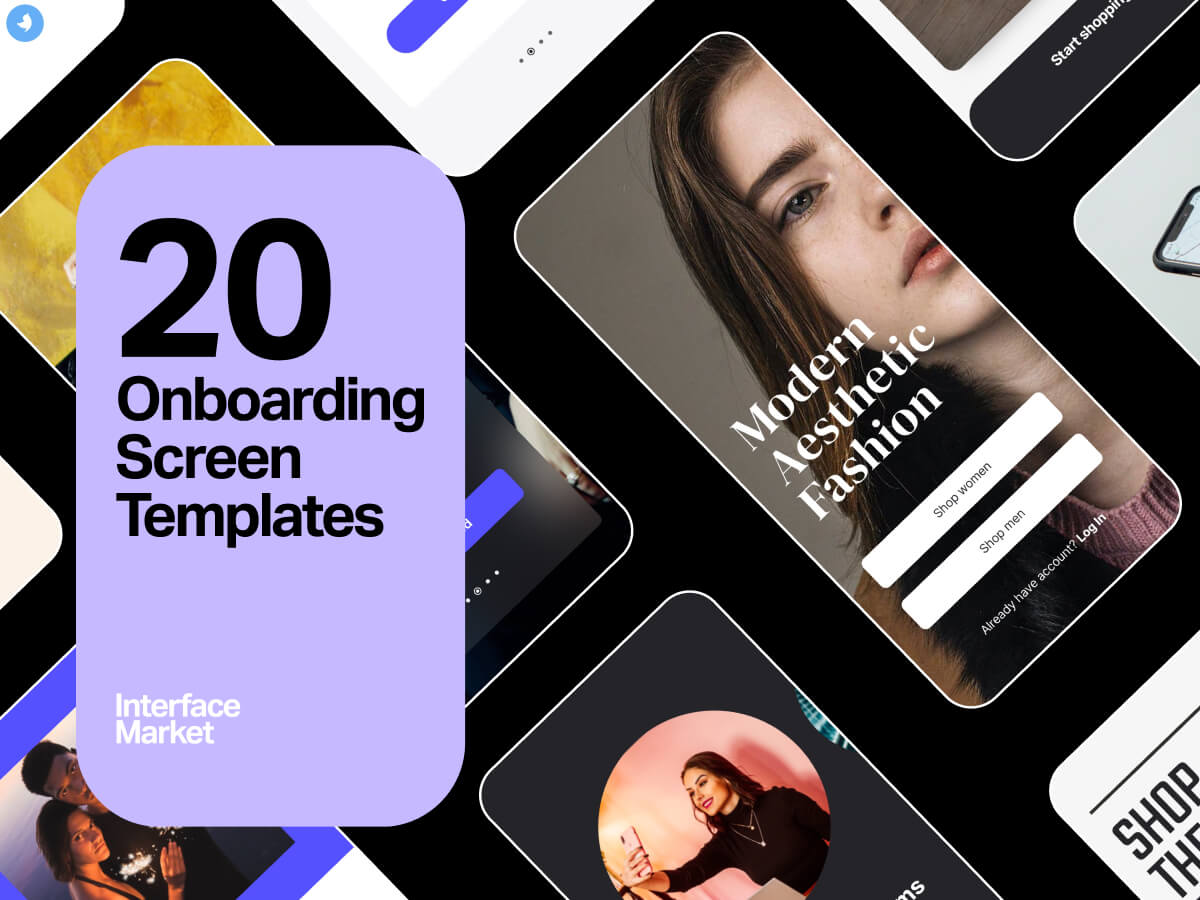 Onboarding UI Design Templates for Figma and Adobe XD