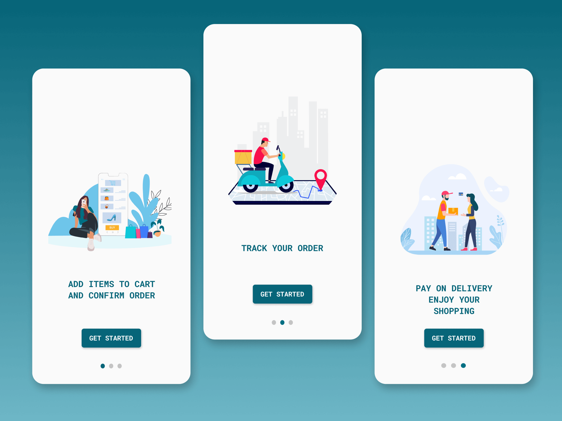 Online Shopping Onboarding Ilustrations for Figma and Adobe XD No 1