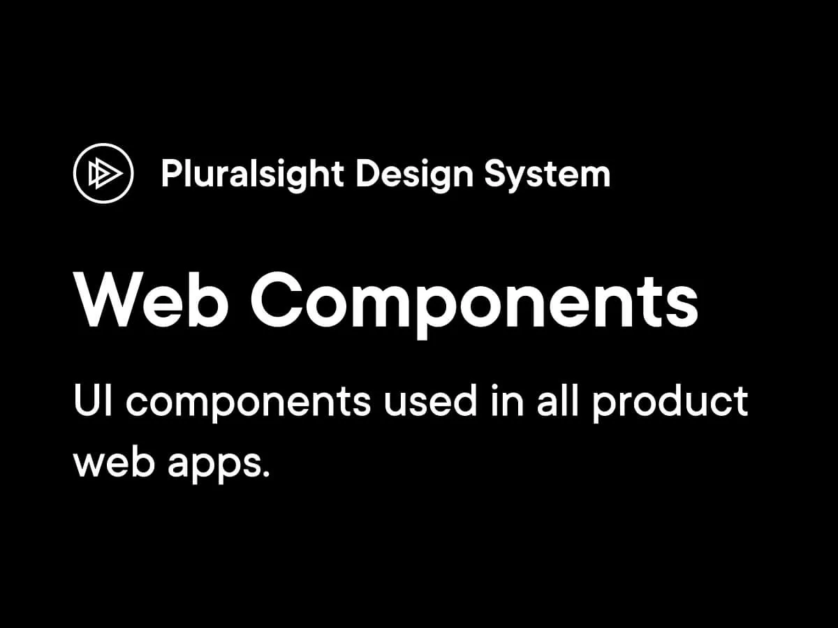 Pluralsight Web Components for Figma and Adobe XD No 1