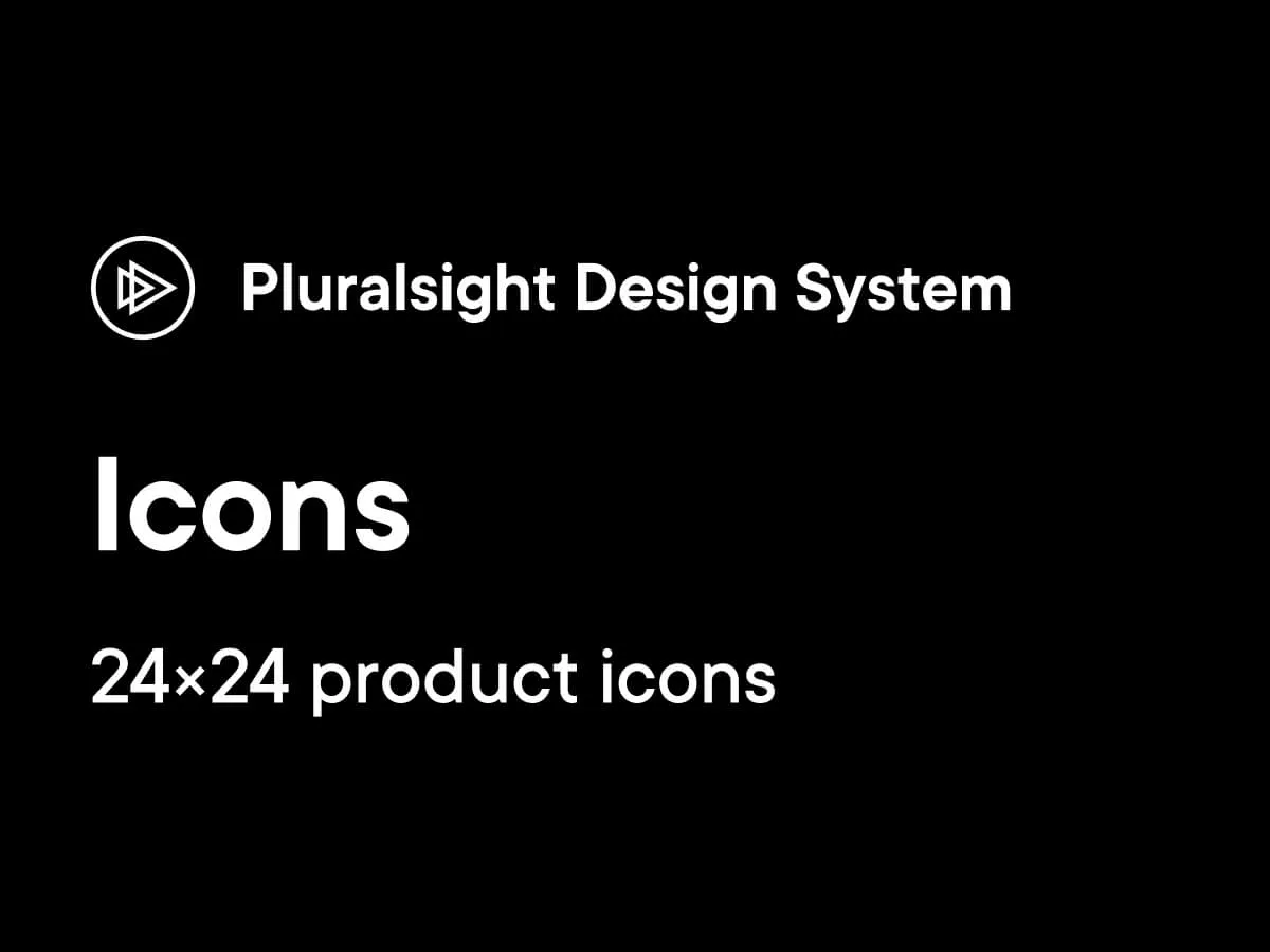Pluralsight Web Icons for Figma and Adobe XD