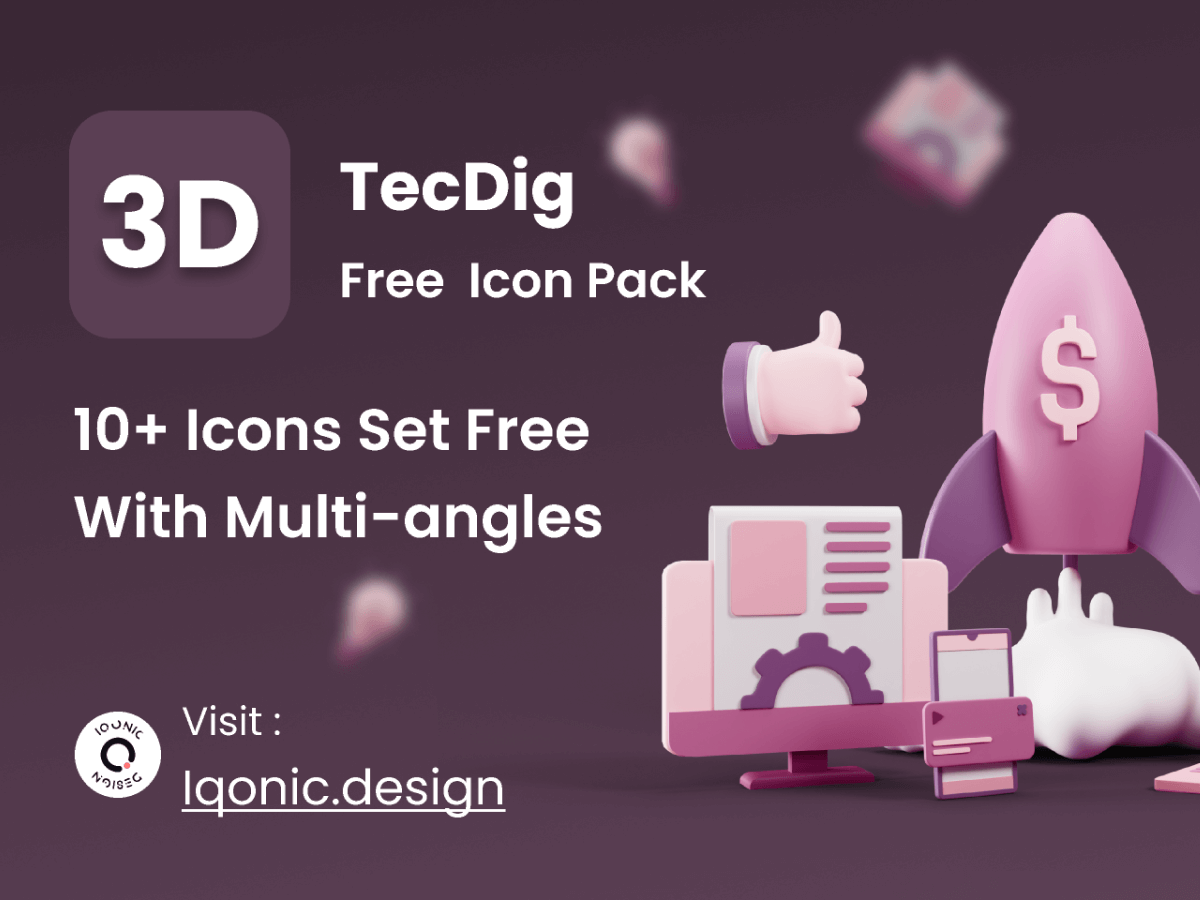 SEO 3D Icons Pack for Figma and Adobe XD